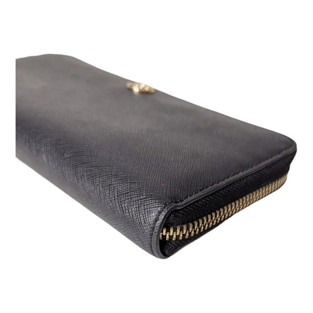 TORY BURCH Robinson Zip Around Saffiano Leather Wallet